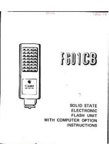 Dixons Prinz 601 F-CB manual. Camera Instructions.